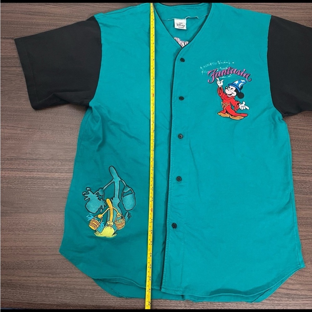 Vintage embroidered Disney Fantasia full Button up Shirt - See measurements - Picture 5 of 11